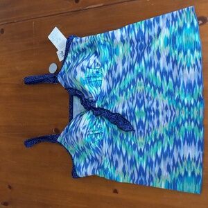 NWT Beach Diva Tankini Top Womans Size 22W